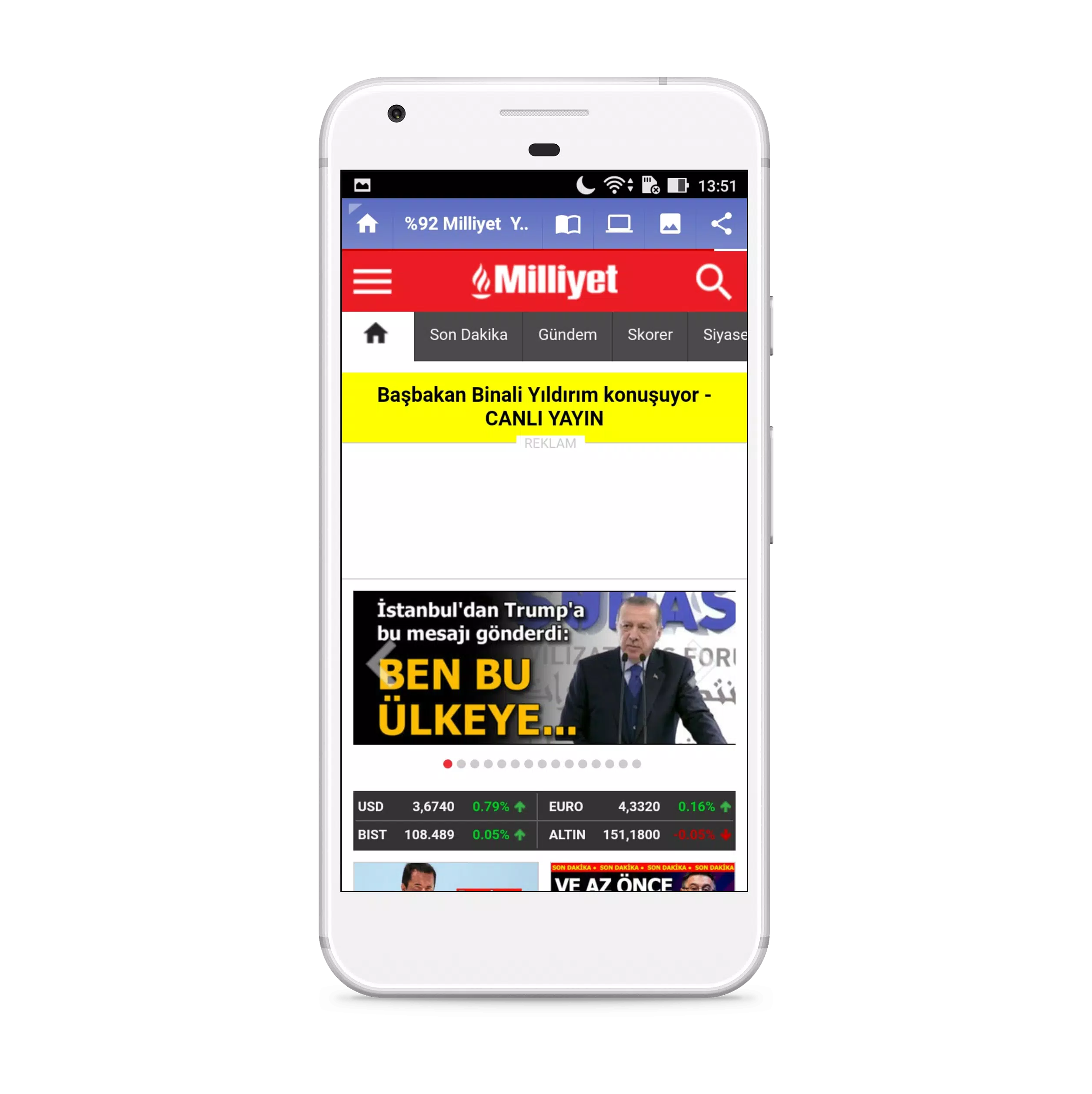 Tüm Gazeteler Akıllı Tarayıcı Captura de pantalla 1