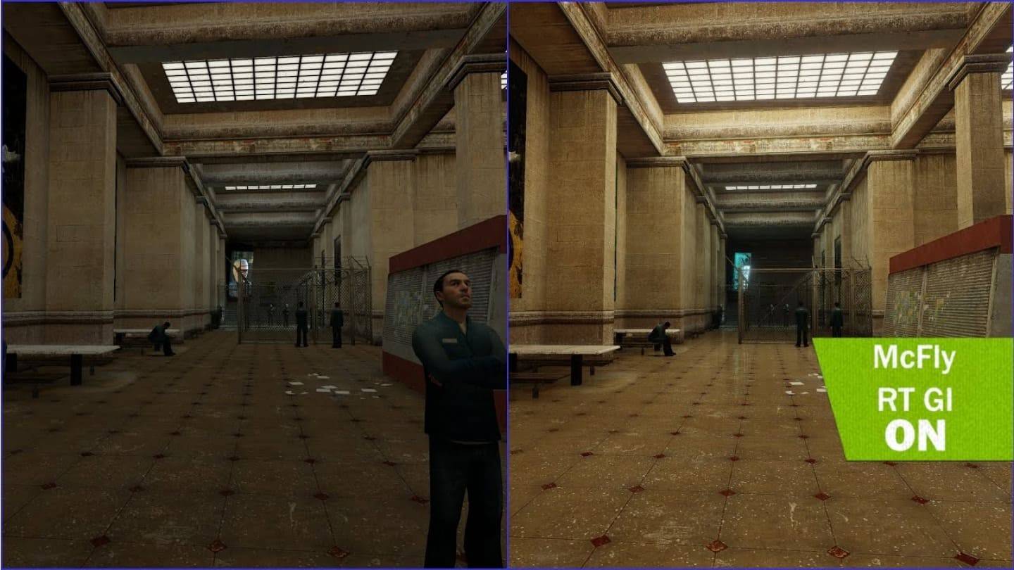 Comparando a versão original Half-Life 2 com RTX