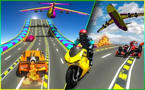 Rocket Car Racing Stunts 螢幕截圖 2