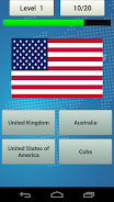 Flags Quiz - Geography Game 스크린샷 1