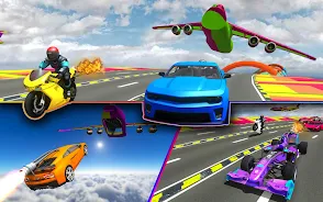 Rocket Car Racing Stunts 螢幕截圖 0