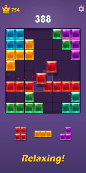 Blocks Puzzle: Gem Blast Screenshot 0