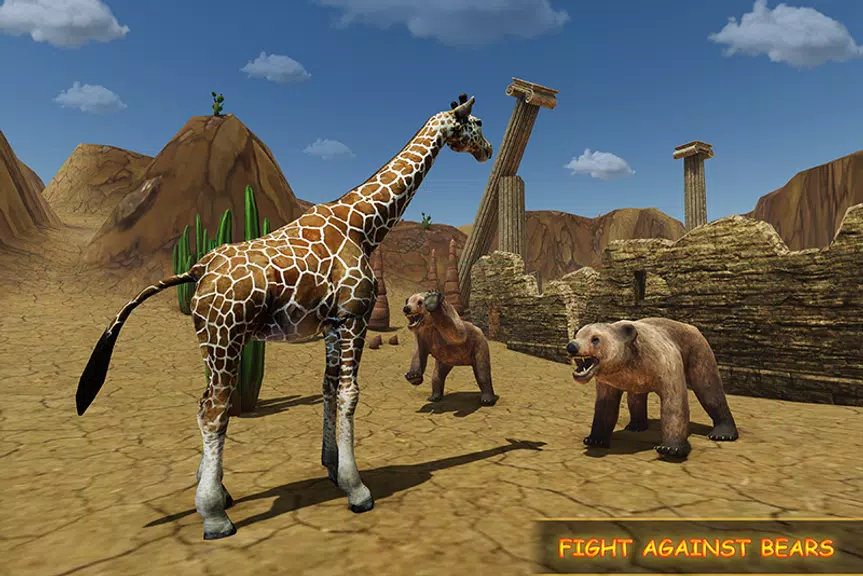 Giraffe Family Life Jungle Sim应用截图第2张