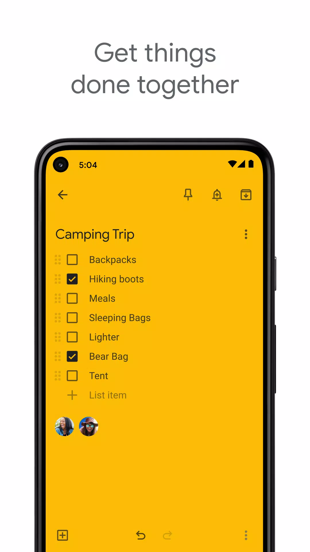 Google Keep - Notes and Lists Ảnh chụp màn hình 1