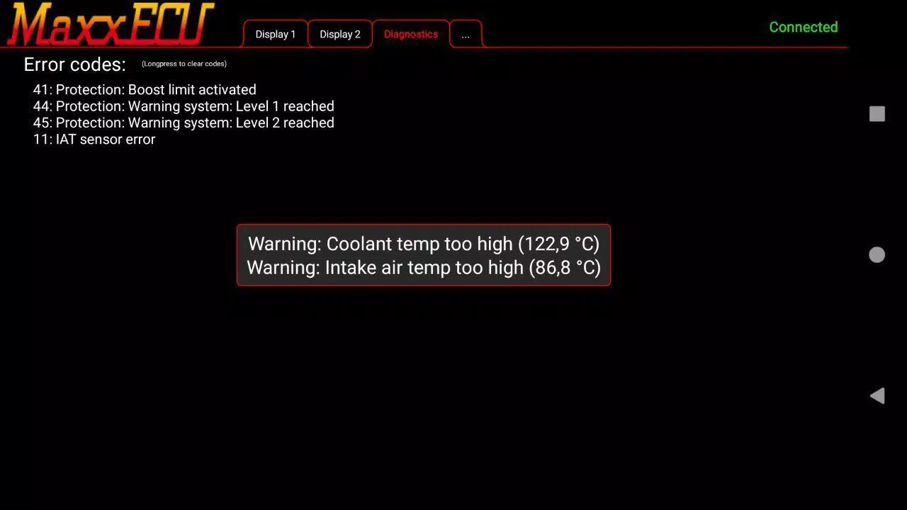 MaxxECU MDash Capture d'écran 0