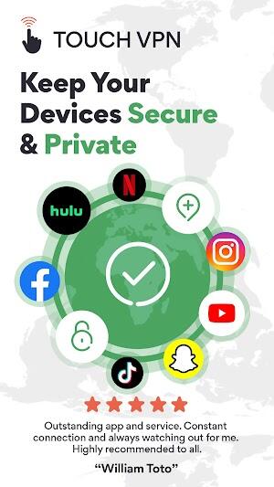 Touch VPN mod apk