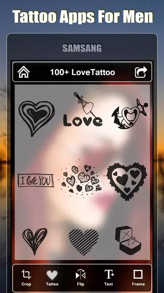 Tattoo design apps for men স্ক্রিনশট 2