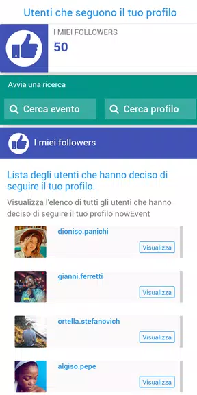 nowEvent - L’app a misura di evento Zrzut ekranu 2