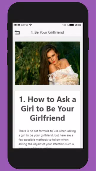 How to Ask a Girl to be Your Girlfriend Zrzut ekranu 1