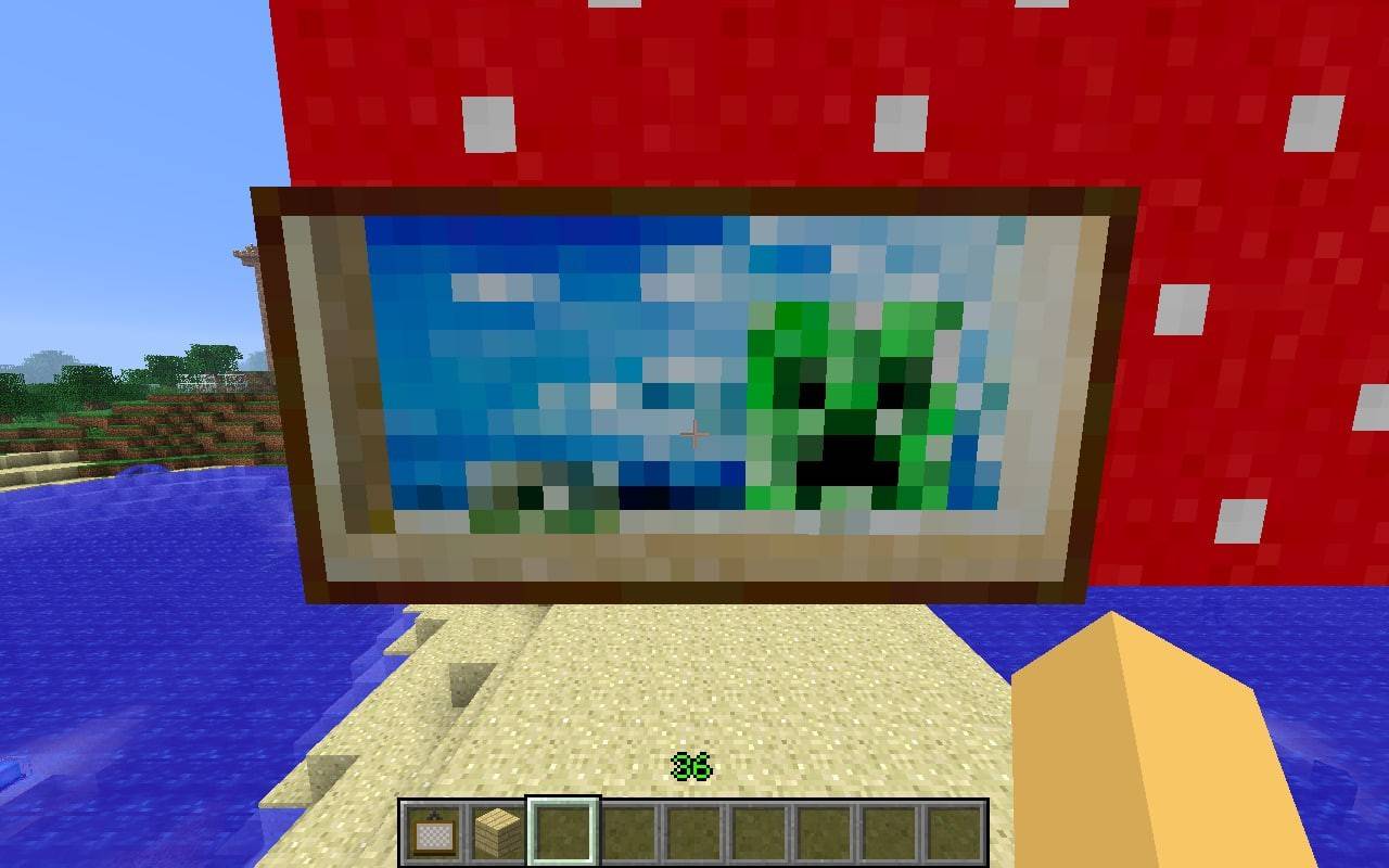 Pasadyang mga kuwadro na gawa sa Minecraft