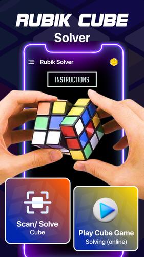 Rubik's Cube Puzzle Solver app Screenshot 0