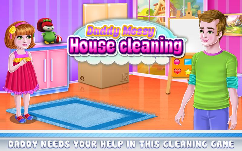 Daddy Messy House Cleaning Скриншот 2