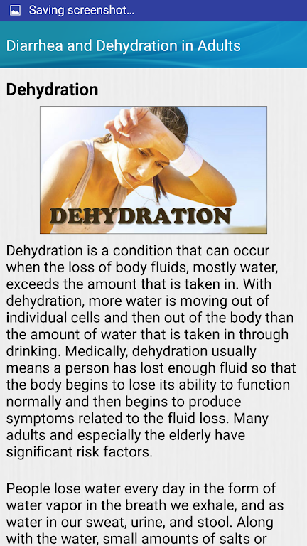 Diarrhea and Dehydration Help Screenshot 1