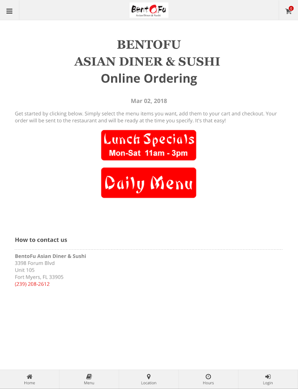 BentoFu Asian Diner & Sushi ภาพหน้าจอ 3