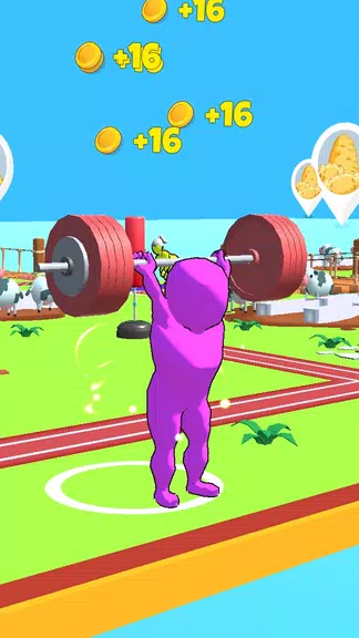 Muscle Land - Lifting Weight स्क्रीनशॉट 1