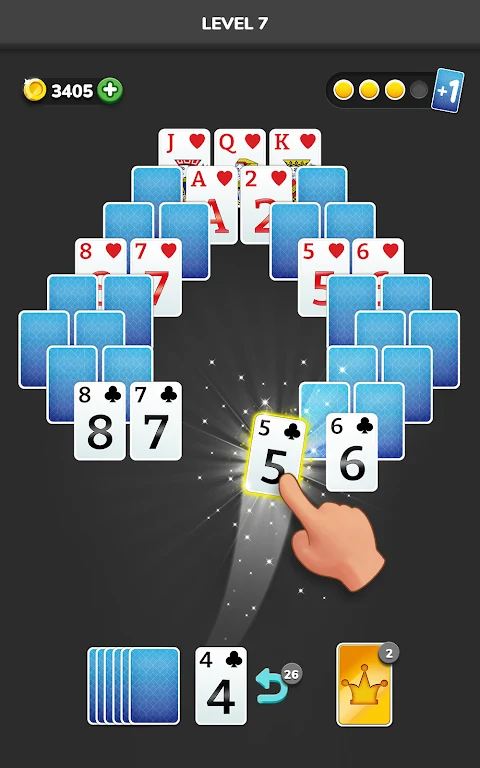 Solitaire 3D - Tripeaks Puzzle Tangkapan skrin 0