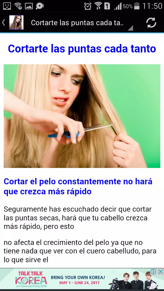 7 tips para cabello perfecto 스크린샷 1