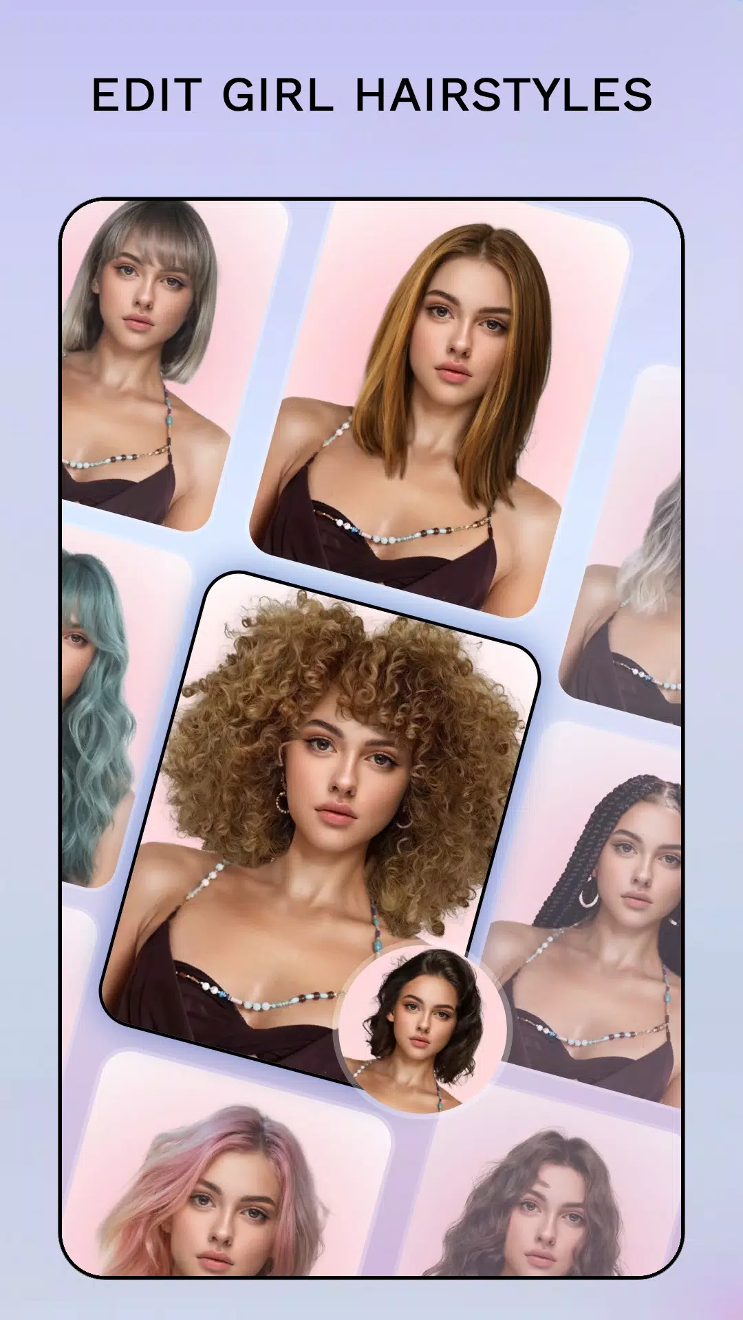 Hair Color Changer: Hairstyles 螢幕截圖 3