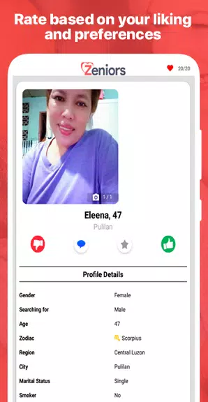 Zeniors - Meet Mature Singles Ảnh chụp màn hình 2