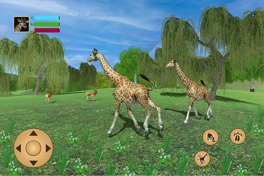 Giraffe Family Life Jungle Sim应用截图第0张