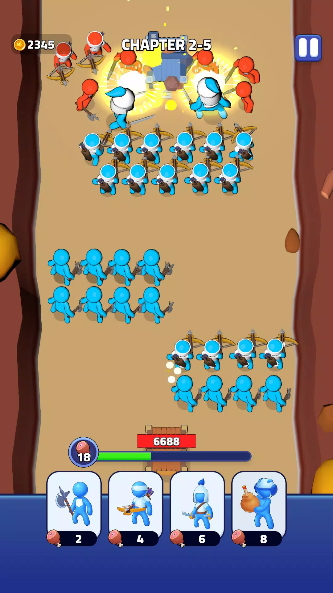 Schermata Warrior Clash 2