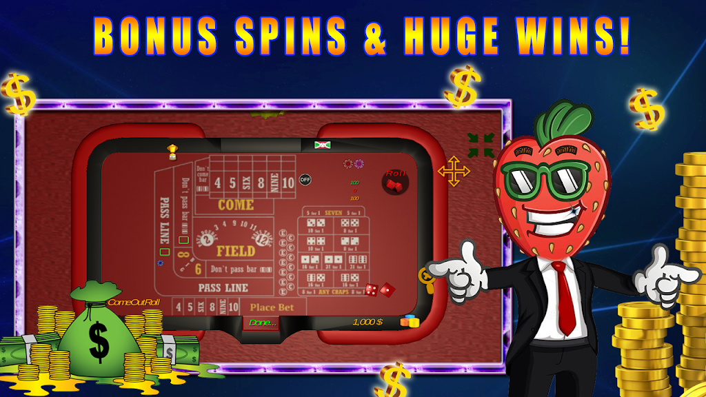 Virtuelles Casino - Craps Spiel Online Capture d'écran 0