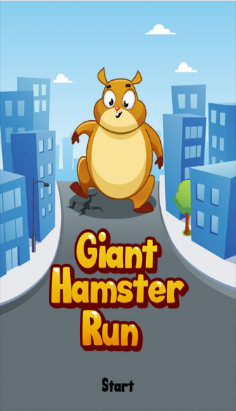 Giant Hamster Run スクリーンショット 0