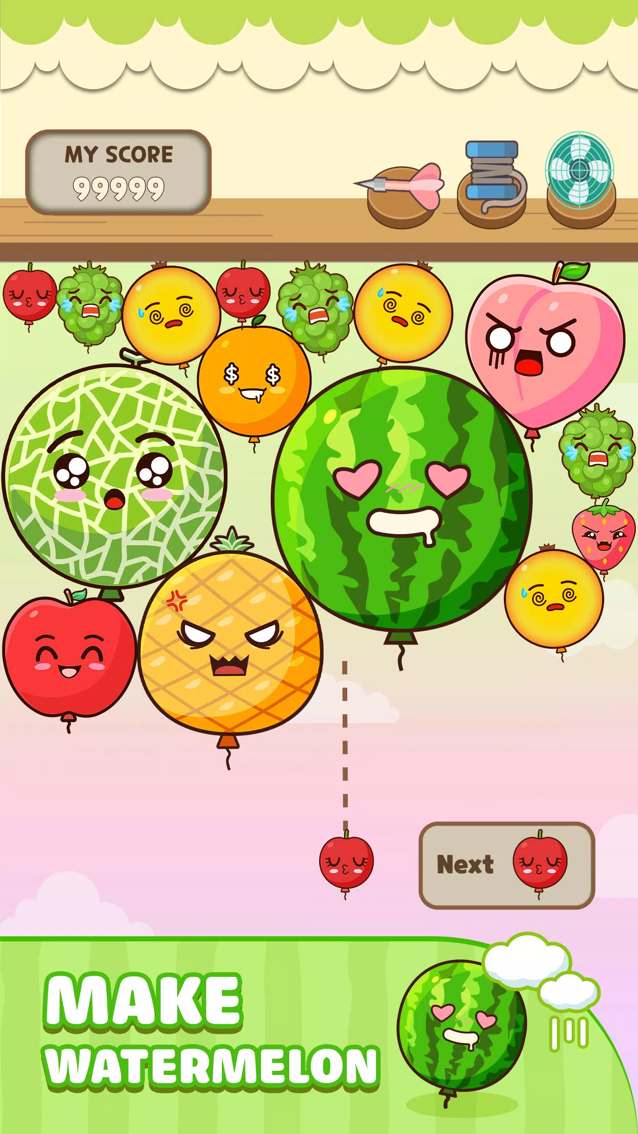 Melon Balloon: Fruit Merge Ekran Görüntüsü 2