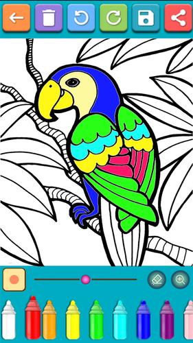 Birds Coloring Games Screenshot 0