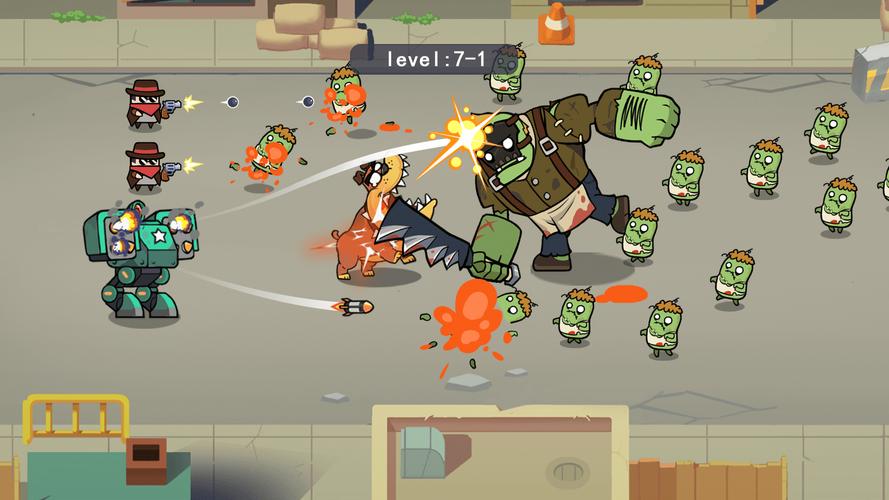 Merge Mech vs. Zombie Brawl应用截图第1张
