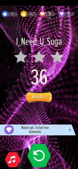 Schermata k-pop Magic Game Piano Tiles 2 1