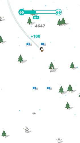 Ski Penguin - Fun Sports Game スクリーンショット 1