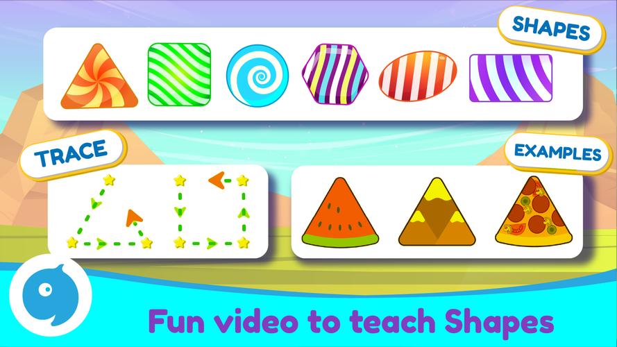 Colors & shapes learning Games Captura de tela 2