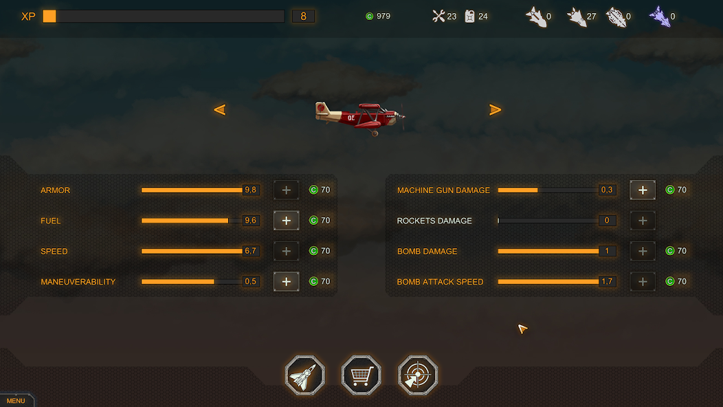 Aircraft Evolution Mod ဖန်သားပြင်ဓာတ်ပုံ 2