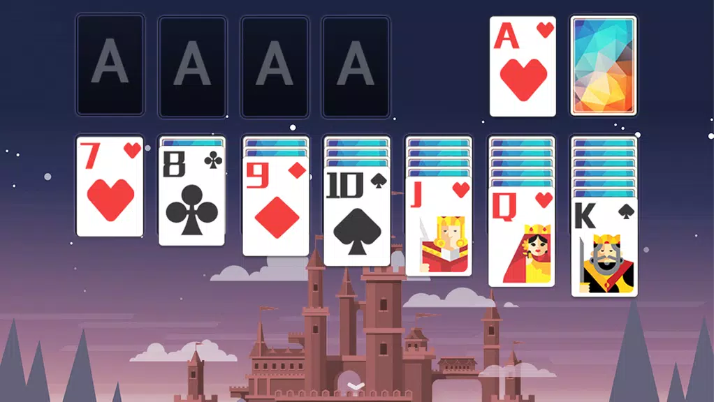Solitaire FairyTaleCastleTheme স্ক্রিনশট 2