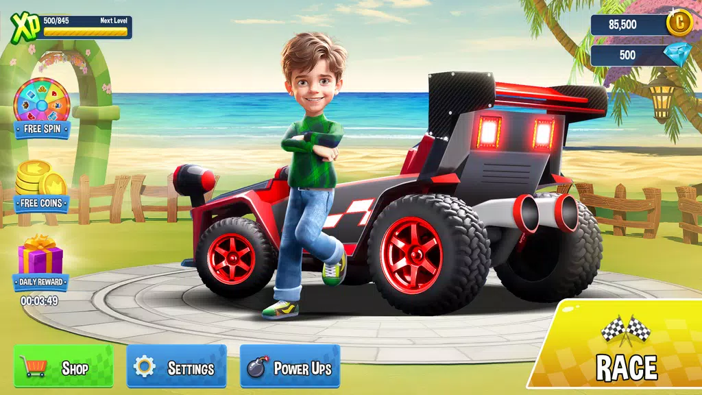Mini Car Racing Game Legends Ekran Görüntüsü 3