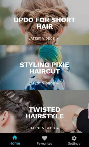 Short Hairstyles for Your Face Screenshot 1