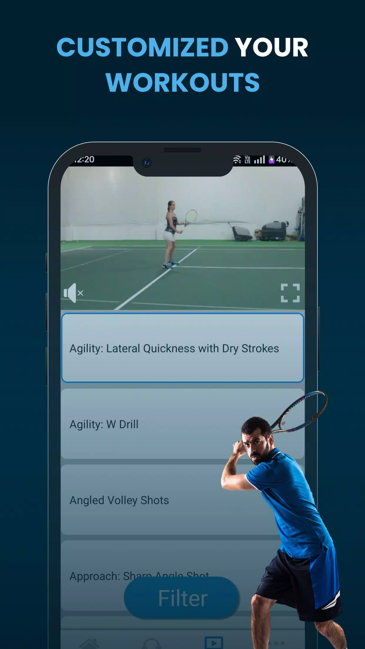 Tennis Training Screenshot 1