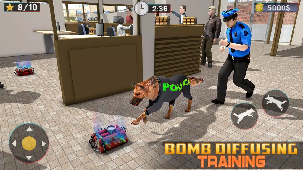 Police K9 Dog Training School: Dog Duty Simulator स्क्रीनशॉट 1