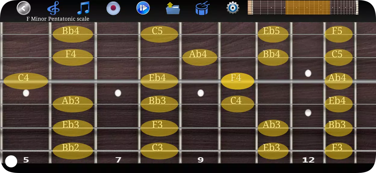 Guitar Scales & Chords Ảnh chụp màn hình 1