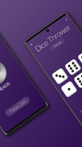 Dice Thrower & Coin Flipper スクリーンショット 2