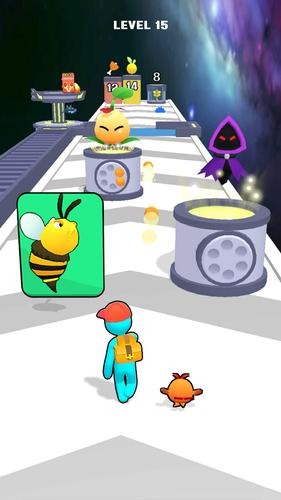 Monster Evolution Run & Battle Captura de tela 2