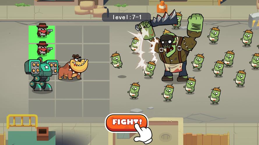 Merge Mech vs. Zombie Brawl应用截图第0张