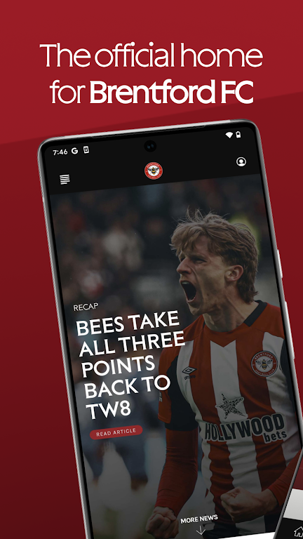 Brentford FC Official Capture d'écran 0