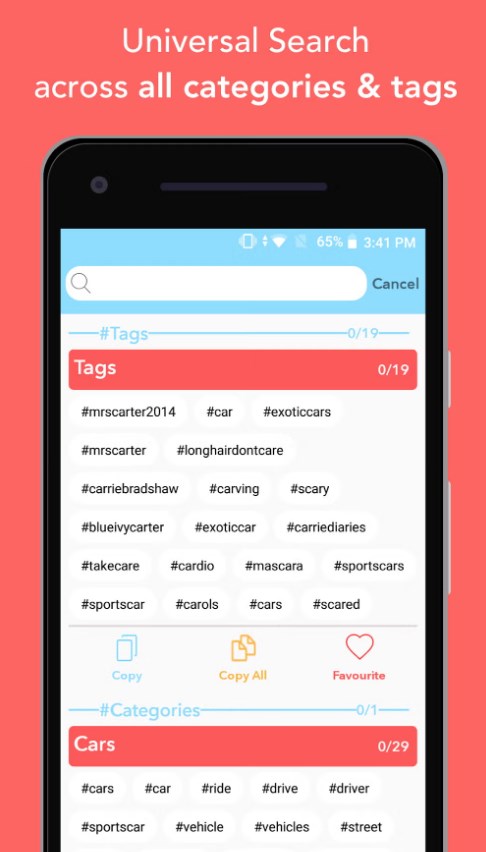 Hashtags - for likes for Insta 스크린샷 1