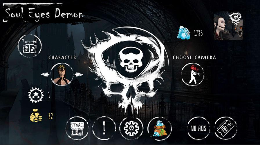 Soul Eyes Demon: Horror Skulls ภาพหน้าจอ 3