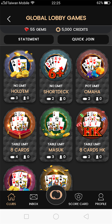 card club - hee hee Club 스크린샷 2
