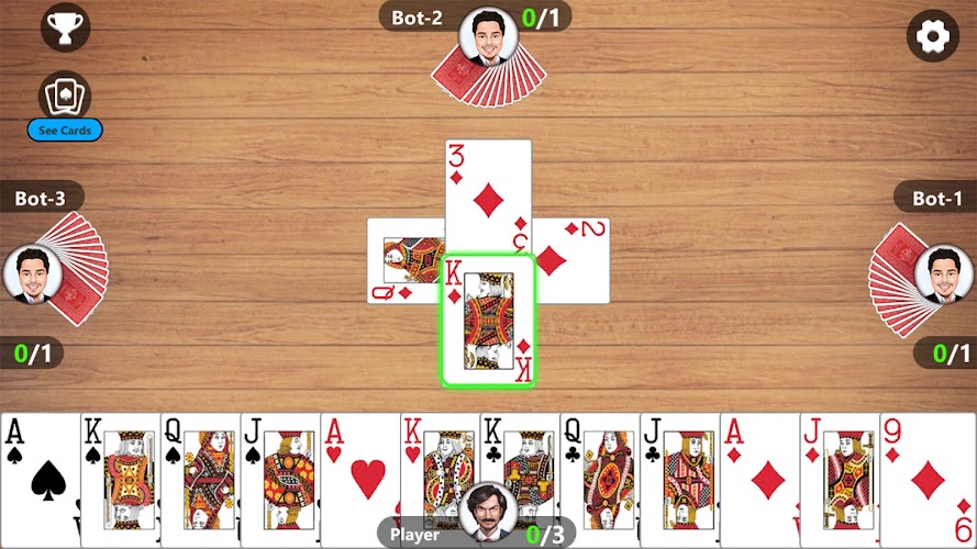 Callbreak Master 3 - Card Game स्क्रीनशॉट 2