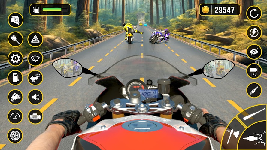 Moto Attack - Bike Racing Game Captura de pantalla 2