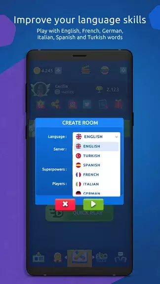 Wordy - Multiplayer Word Game Ekran Görüntüsü 3